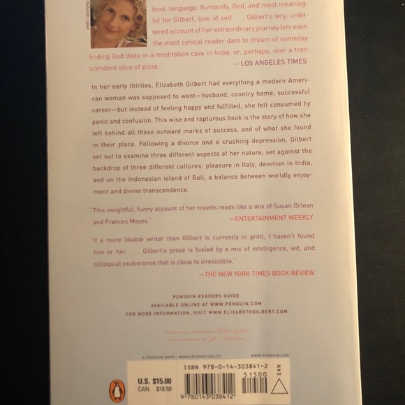 Eat Pray Love Book - Picture 2 of 3